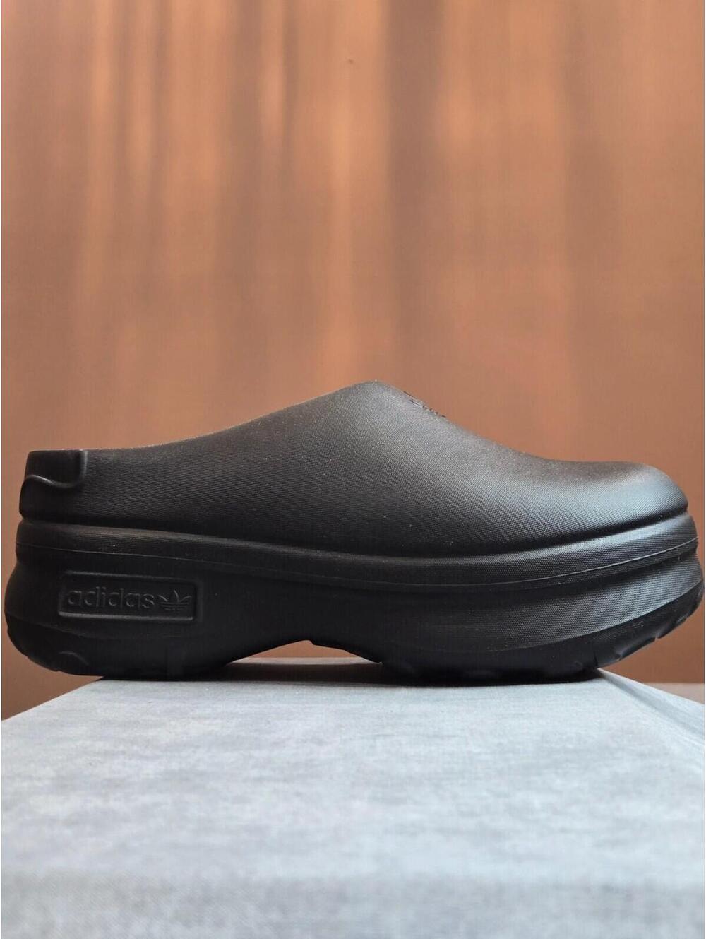 adidas Adifom Stan Smith Mule Slide Womens Size 8 (7Y) Slip On Shoe Black IE4626
